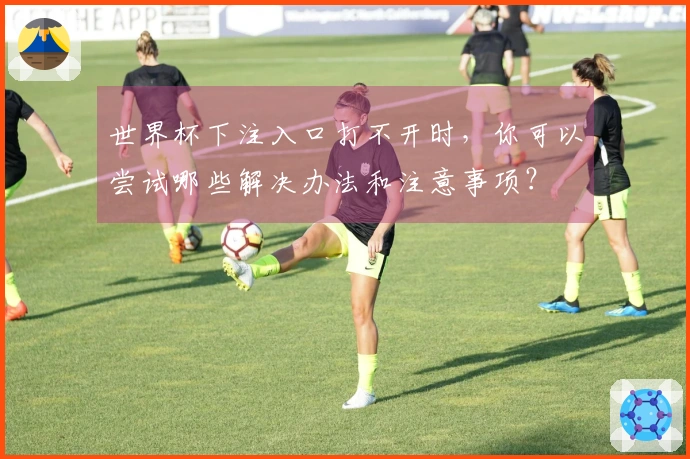 世界杯下注入口打不开时，你可以尝试哪些解决办法和注意事项？