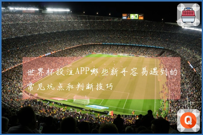 世界杯投注APP哪些新手容易遇到的常见坑点和判断技巧